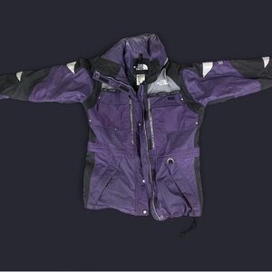 The North Face Purple and Gray Outdoor Jacket